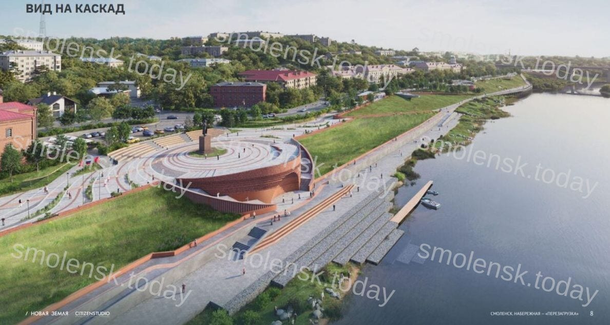 Госэксперты одобрили проект благоустройства смоленской набережной