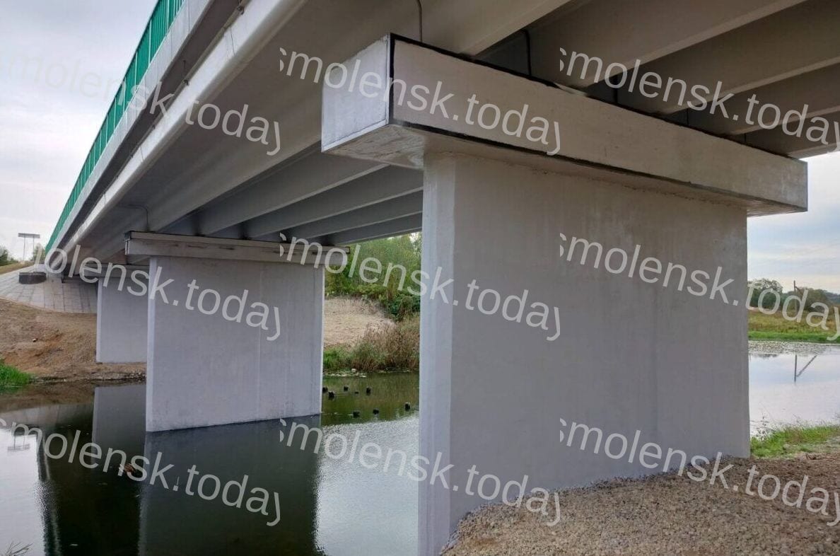 Обновление транспортной инфраструктуры Смоленской области: ремонт моста через реку Сож